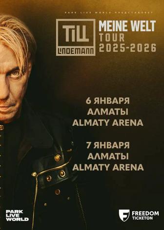 2 билета на концерт Till Lindemann