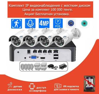 Комплект видеонаблюдения