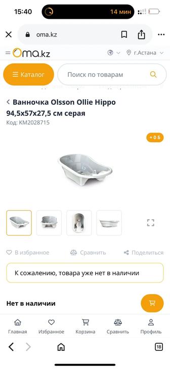 Детская ванночка для новорожденных