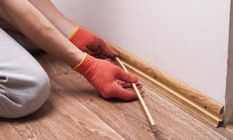 Плинтус установка