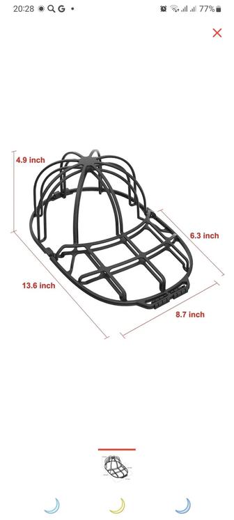Сетка для стирки кепки