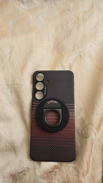 Чехол и магнитный держатель Pitaka для Samsung Galaxy s24 plus