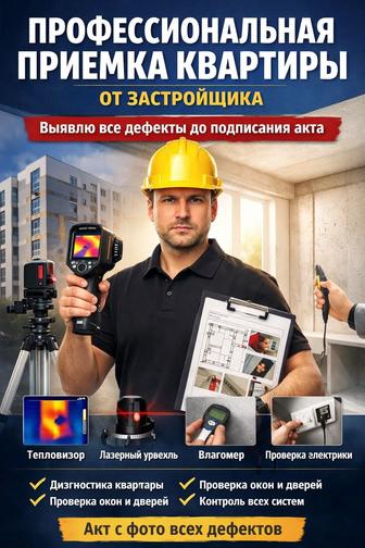 Приемка квартиры! Профессионально!