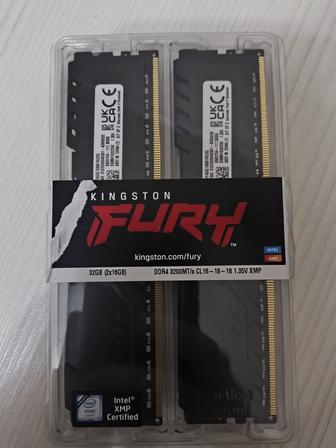 Оперативная память Kingston FURY Beast 32 ГБ (2x16 ГБ) DDR4 3200 МГц