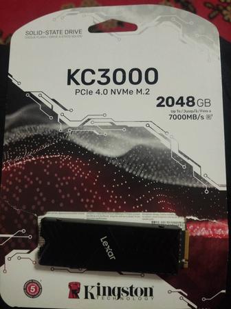 Продам ssd 2 tb kc3000 7000MB/s