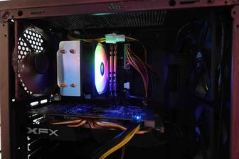 Кастомный ПК / i3-10100f / RX 580 / 2x8GB DDR4 / NVMe 256GB
