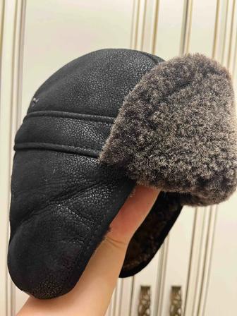 Шапка ушанка детская из натурального меха