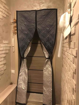 Шторка для дверей утепленная 90-210