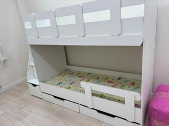 Екіқабатты балалар жатын мебелі