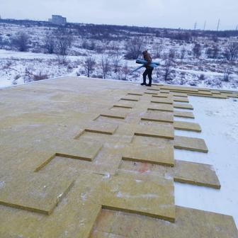 Монтаж мембраны пвх