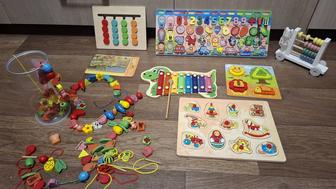 Деревянные развивающие игрушки