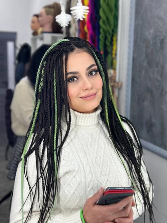 Афрокосы, де косы, дреды