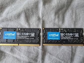 ОЗУ 32 ГБ Crucial 4800(2 плашки по 16ГБ)