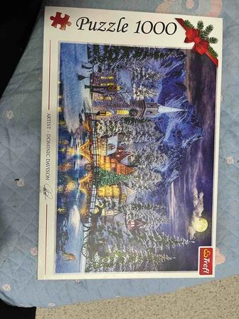 Огромный пазл на 1000 деталей Новогодний уют