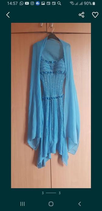 Платье на бретельках бренд Anne French Couture