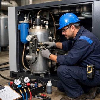 Ремонт и обслуживание воздушных компрессоров Фильтры, масла, запчасти