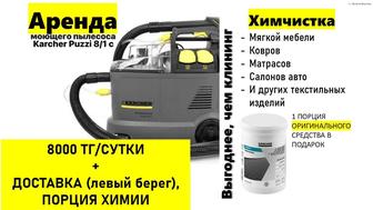 Аренда. Моющий пылесос Karcher