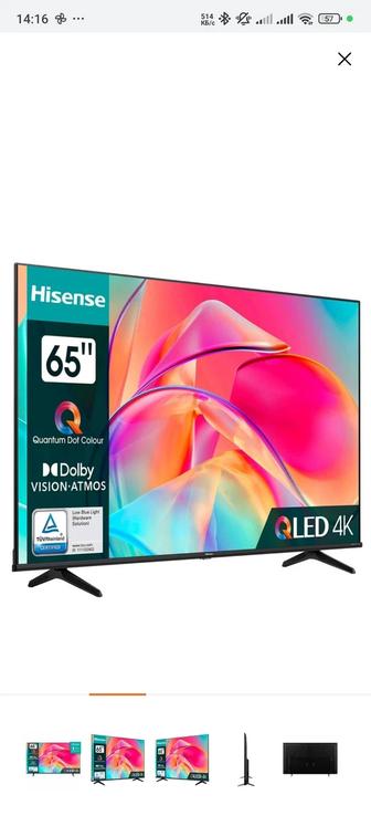 Новый телевизор Hisense E7KQ 65