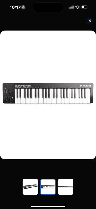 MIDI-клавиатура M-Audio Keystation 49 MK3 Black