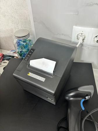 Денежный ящик, принтер чеков, сканер
