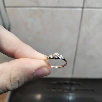 кольцо золотое 585 проба