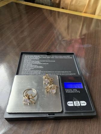 Серебряные наборы кольцо и серьги