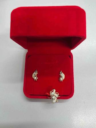 Золото. Золотой комплект с бриллиантами