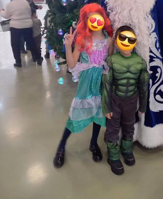 Новогодний костюм Халка 5-7лет