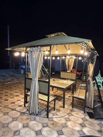 Уличная ретро гирлянда в дом, ресторан, кафе.