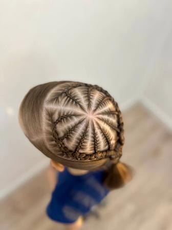 Плетение брейдов из своих волос