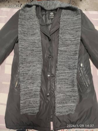 Куртка зимняя с шарфом