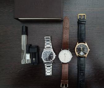 Продается часы наручные мужские и в подарок 2 одеколон