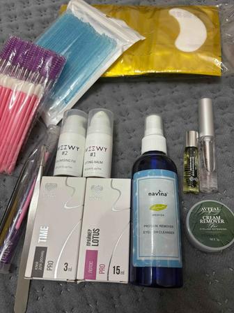 Продам все для наращивания и ламинирования ресниц