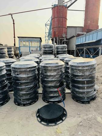 Люк чугунный тип Т с шарниром и замком