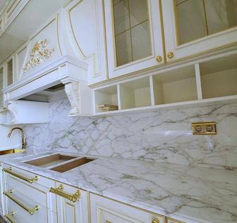 Столешницы и подоконники из натурального камня Мрамора и Гранита