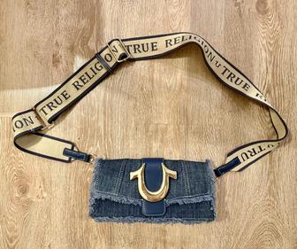 Редкая сумка True Religion джинсовая кроссбоди