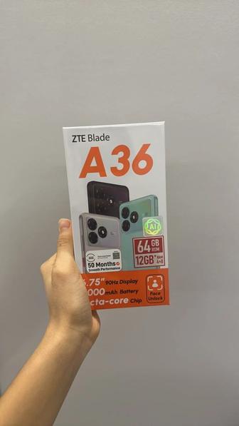 Продаю новый телефон ZTE Blade A36
