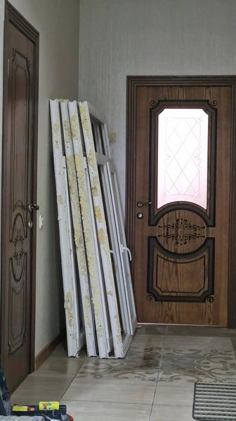 Продам пластиk окна 4 шт Б/у в хорошем состоянии, стекла целые 4 шт.