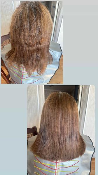 Полировка волос и прически