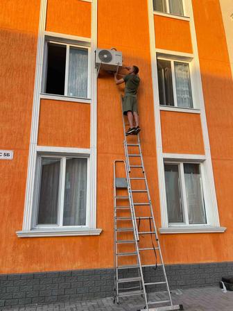 Установка кондиционеров и сплит-систем с алмазным бурением