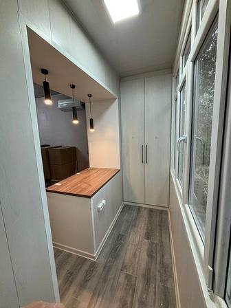 Ремонт балкона.пластиковые окна