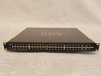 Коммутатор Cisco SG300-52P, 52 x GE, 2 x GE (SPP, combo), PoE, L2/L3