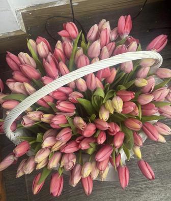 Продам свежую корзину цветов