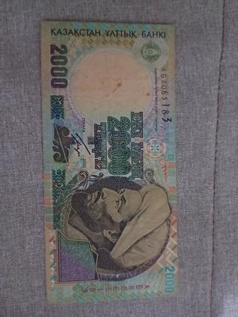 Продам купюру 2000года в номинале 2000тенге
