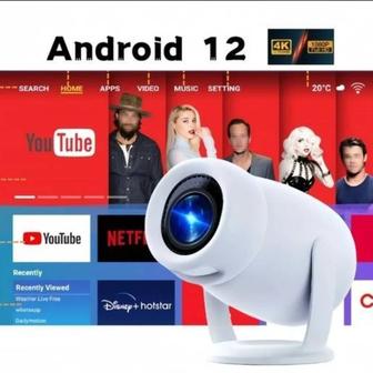 Портативный мини проектор HY400 для фильмов HD