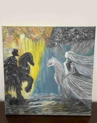 Картина акрилом