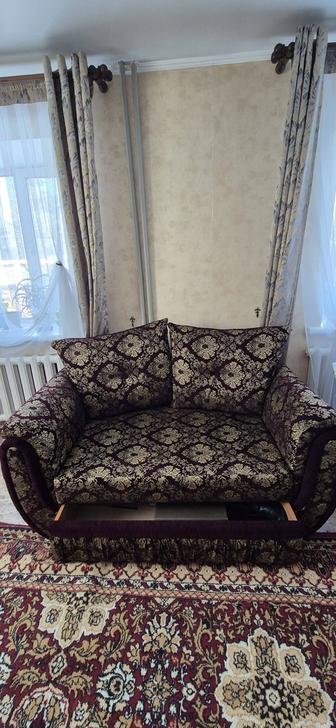 Комплект мягкой мебели диван большой 3-ка,диван средний,кресло, раскладной