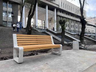 Скамейка Урна Вазон из мрамора Скамейки
