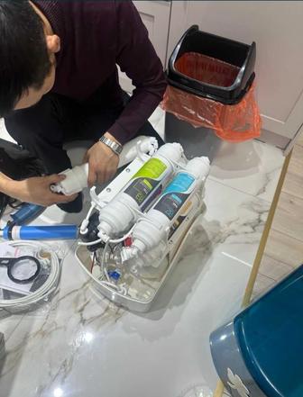 Замена фильтра(картриджи) установка фильтра ремонт