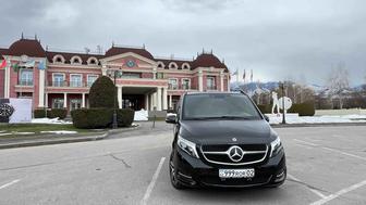 Mercedes V-Class с водителем VIP сопровождение мероприятий